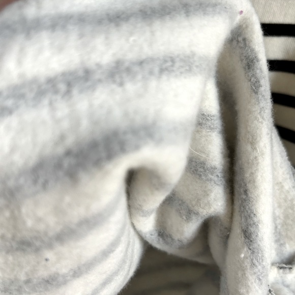 ZARA balloon long sleeve black and white stripped sweatshirt | SZ Small - Picture 12 of 12